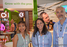 Grace Suradi, Marcella Silva and Maceij Krol of Philips Horticulture